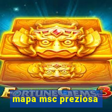 mapa msc preziosa